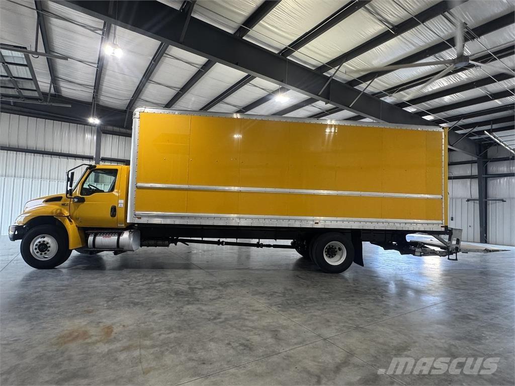 International MV607 Camiones con caja de remolque