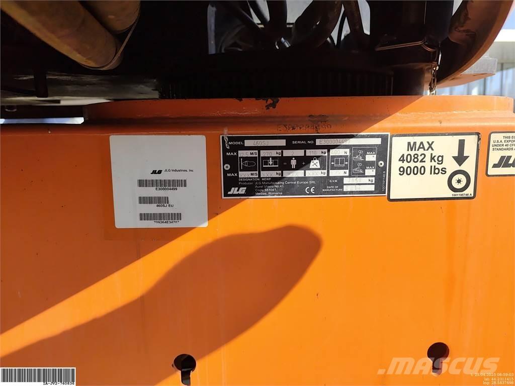 JLG 460SJ Plataformas con brazo de elevación manual