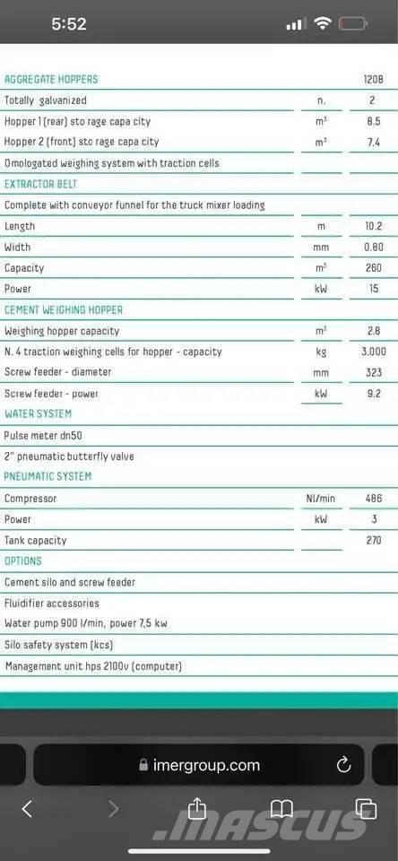 Imer oruready xs Otros componentes