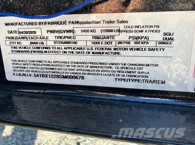  Appalachian Remolques volquete