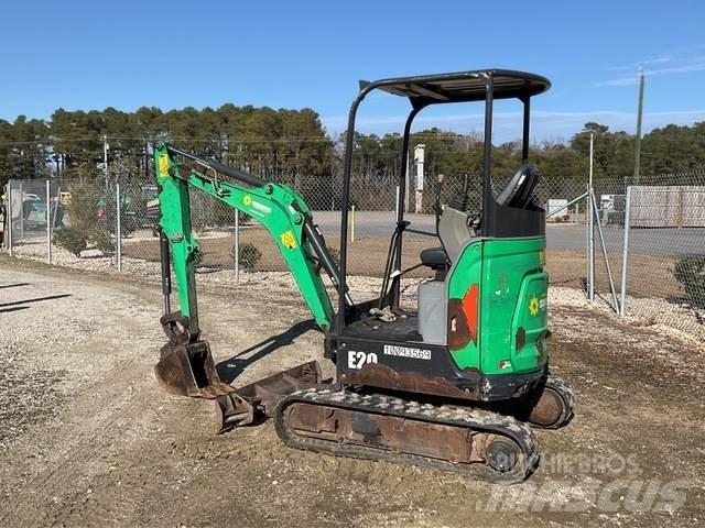 Bobcat E20 Excavadoras sobre orugas