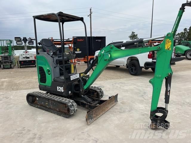 Bobcat E20 Excavadoras sobre orugas