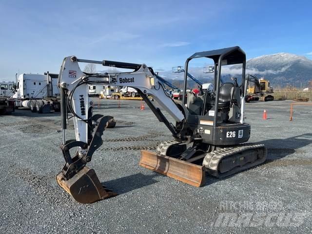 Bobcat E26 Excavadoras sobre orugas