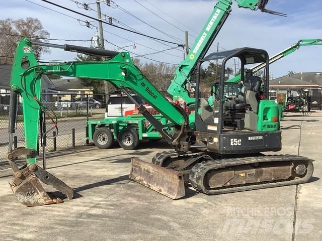 Bobcat E50 Excavadoras sobre orugas