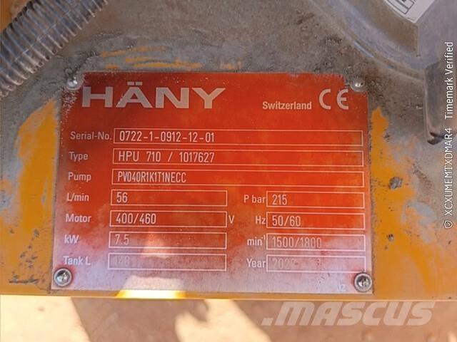  Hany HPU710 Accesorios para concreto