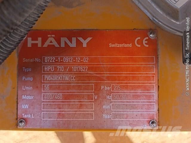  Hany HPU710 Accesorios para concreto