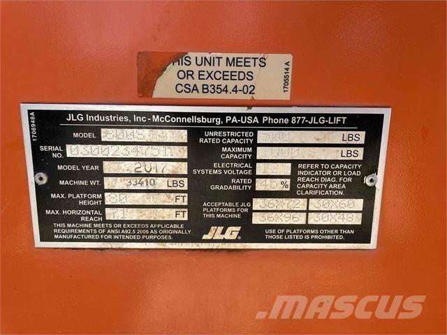 JLG 800S Plataformas con brazo de elevación telescópico