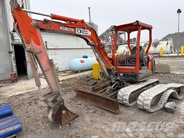 Kubota KX121-2 Excavadoras sobre orugas