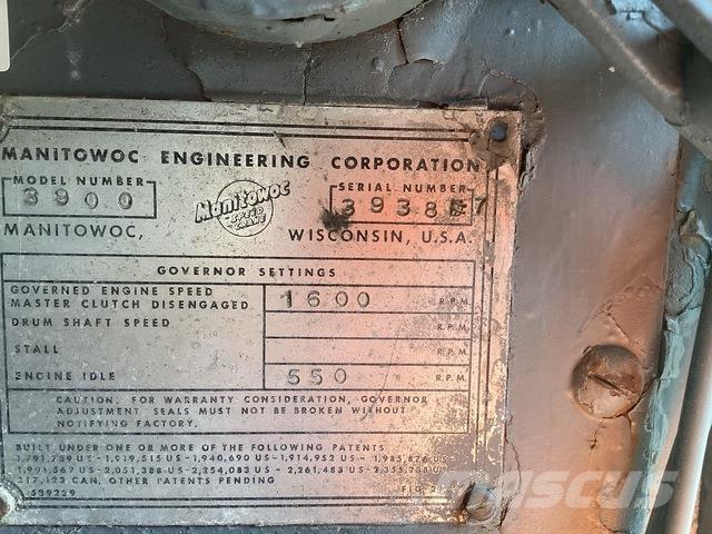 Manitowoc 3900 Grúas de oruga