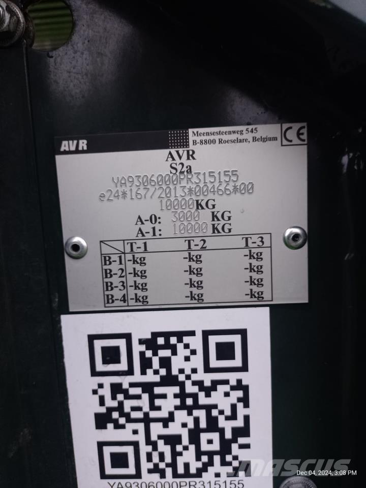 AVR SPIRIT 9200 Cosechadoras de papa