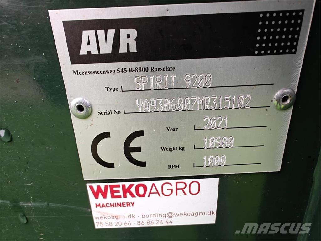 AVR SPIRIT 9200 Cosechadoras de papa