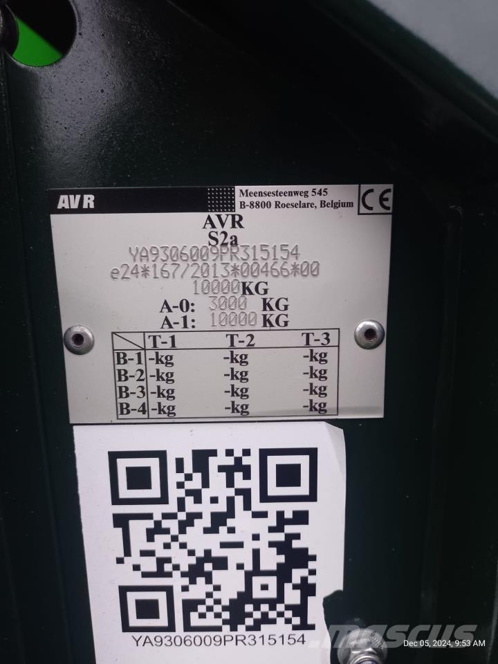 AVR SPIRIT 9200 Cosechadoras de papa