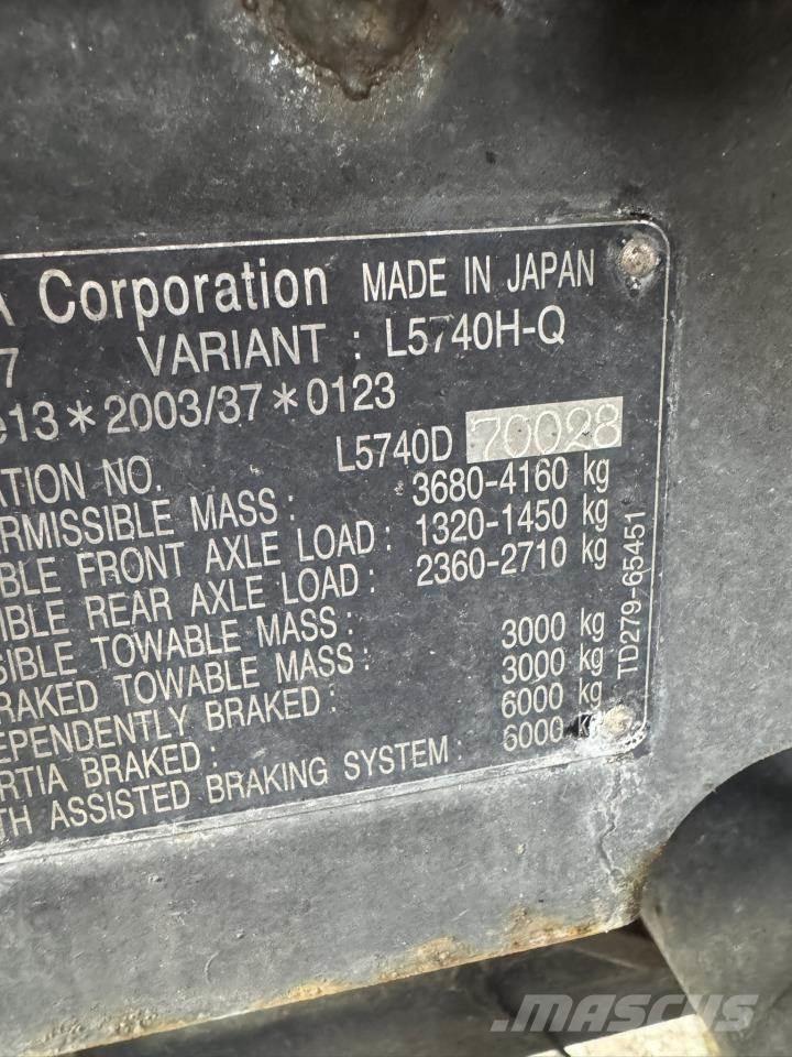 Kubota 5740 Tractores compactos