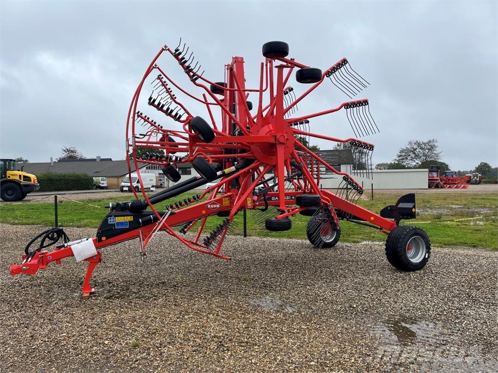 Kuhn GA9531 + Rastrilladoras y rastrilladoras giratorias