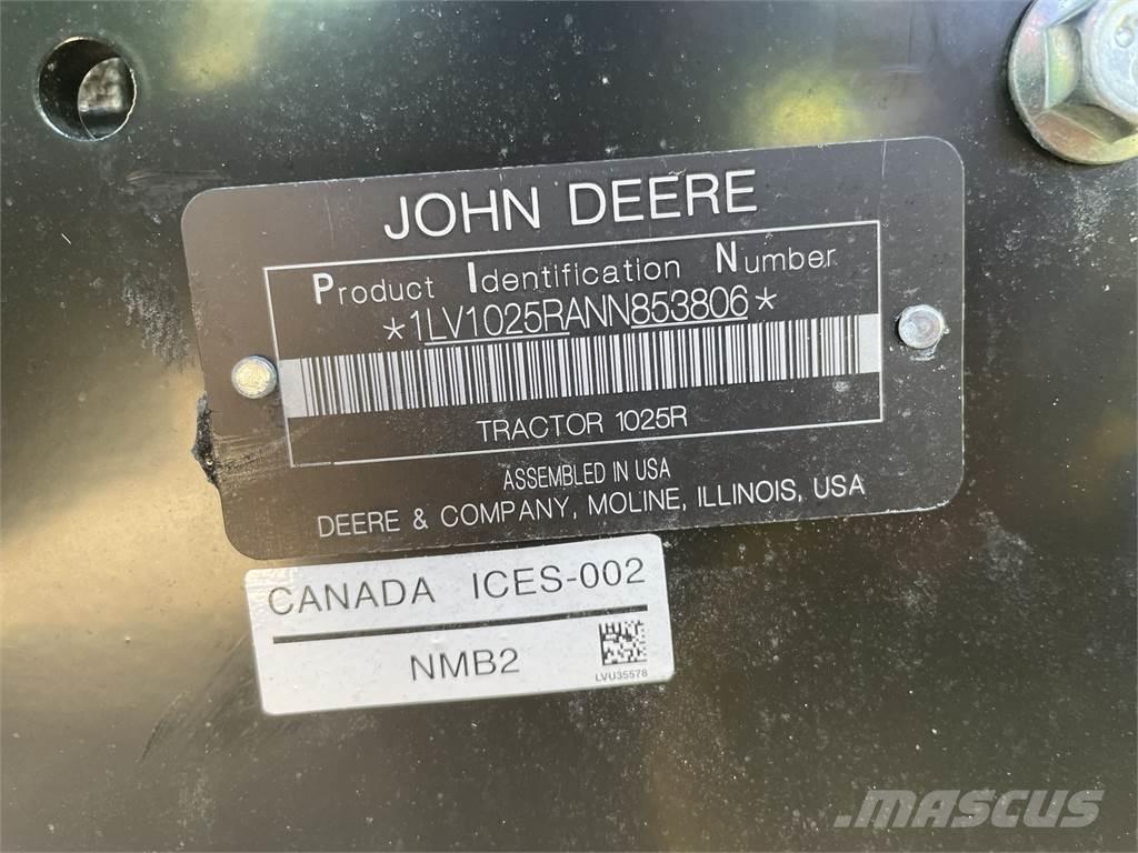 John Deere 1025R Tractores compactos