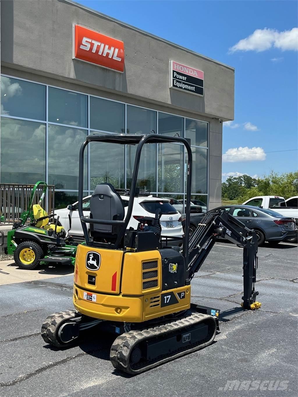 John Deere 17 P Miniexcavadoras