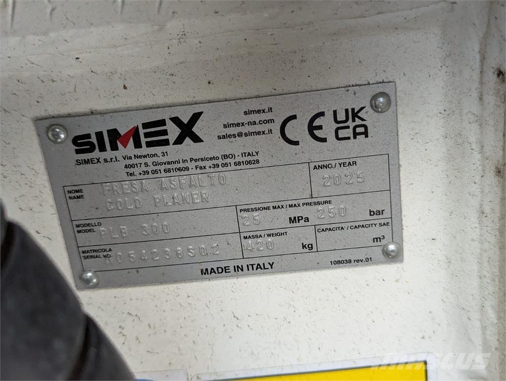 Simex PLB300 Otros componentes