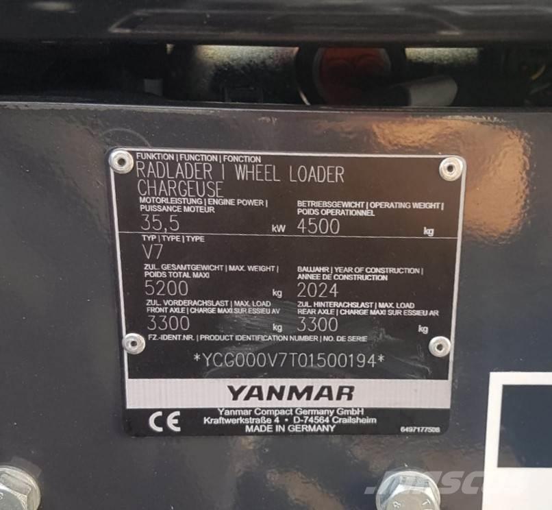 Yanmar V7 HW Cargadoras sobre ruedas
