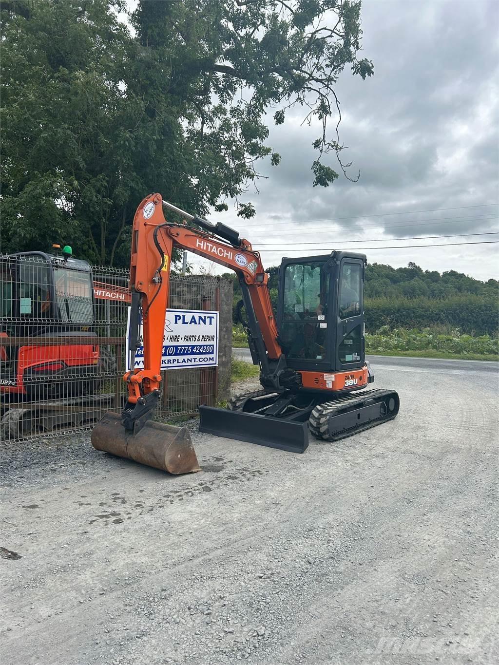 Hitachi ZX38U-6 Excavadoras sobre orugas