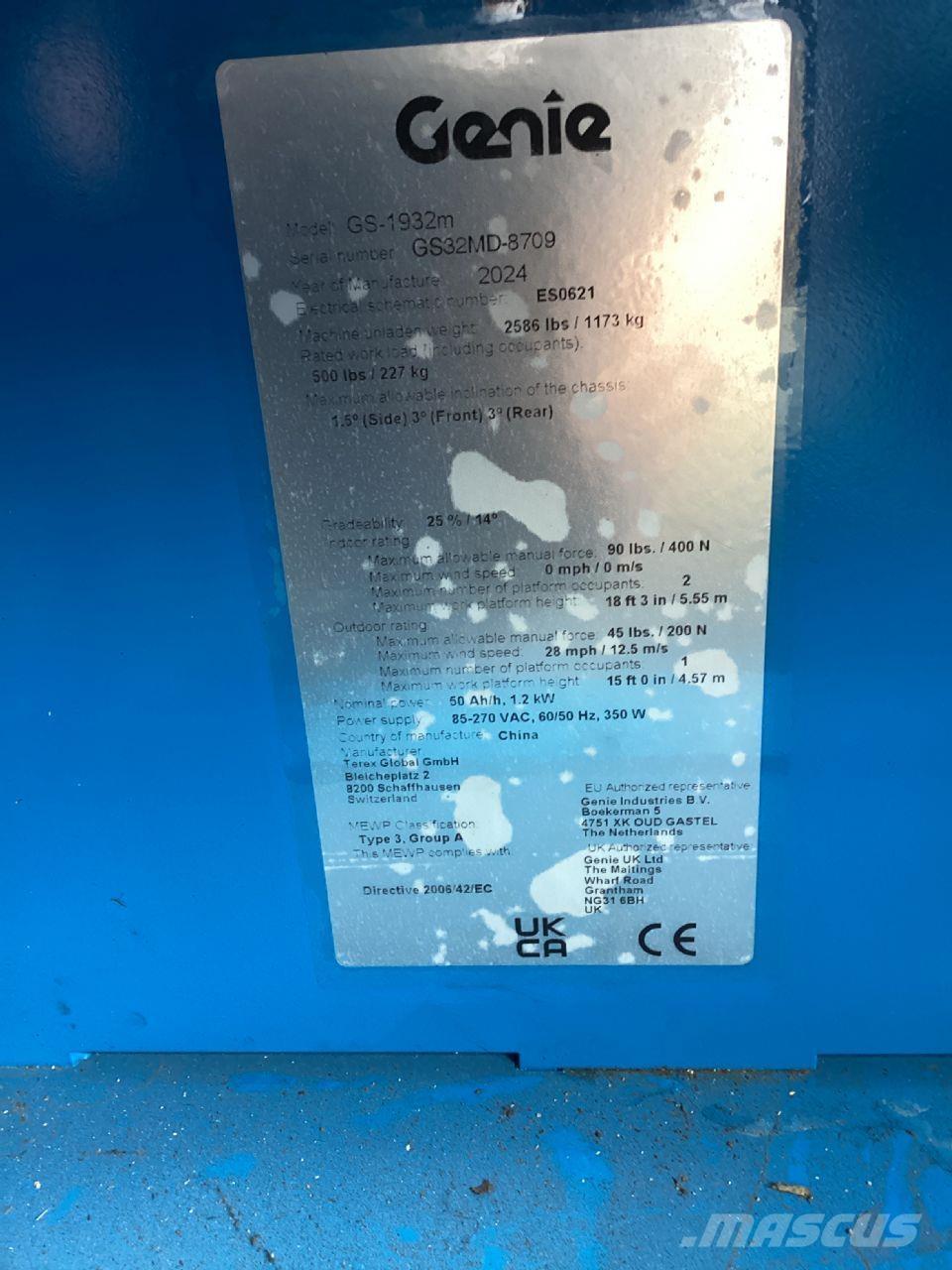Genie GS-1932m Plataformas tijera