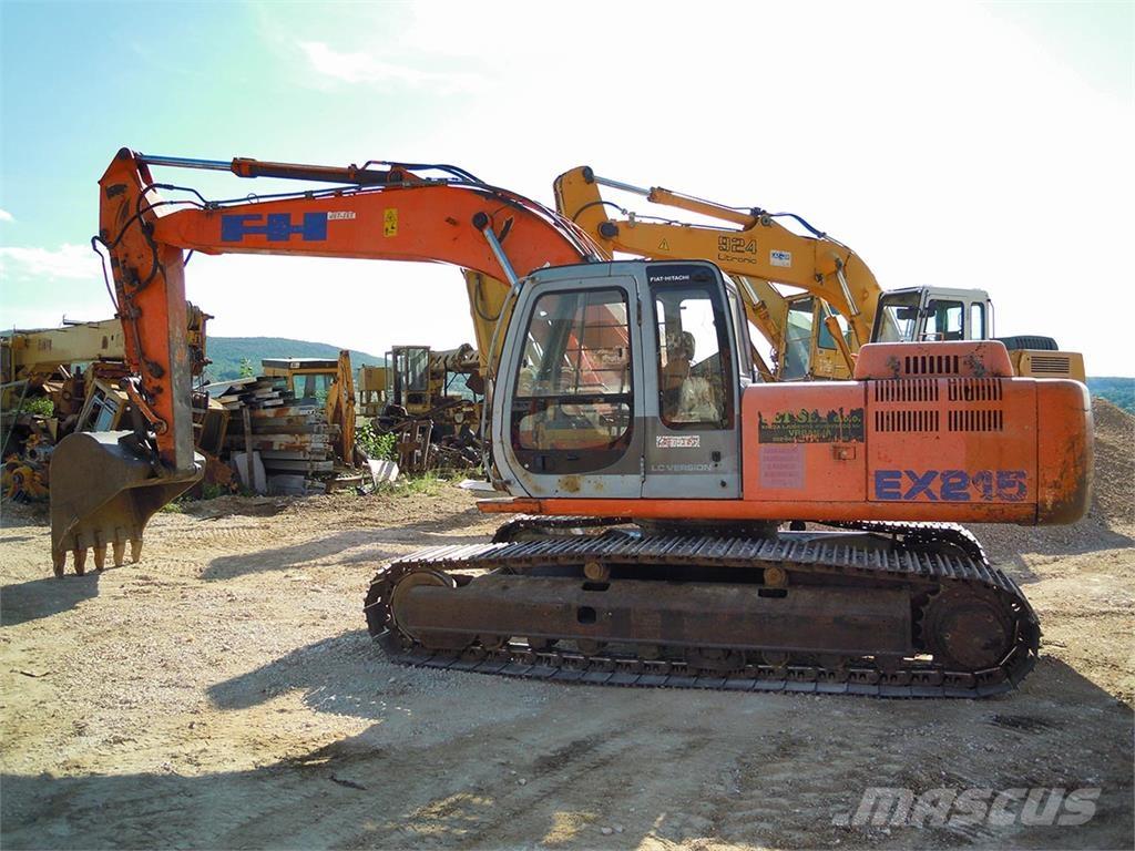 Fiat-Hitachi EX215 Excavadoras sobre orugas