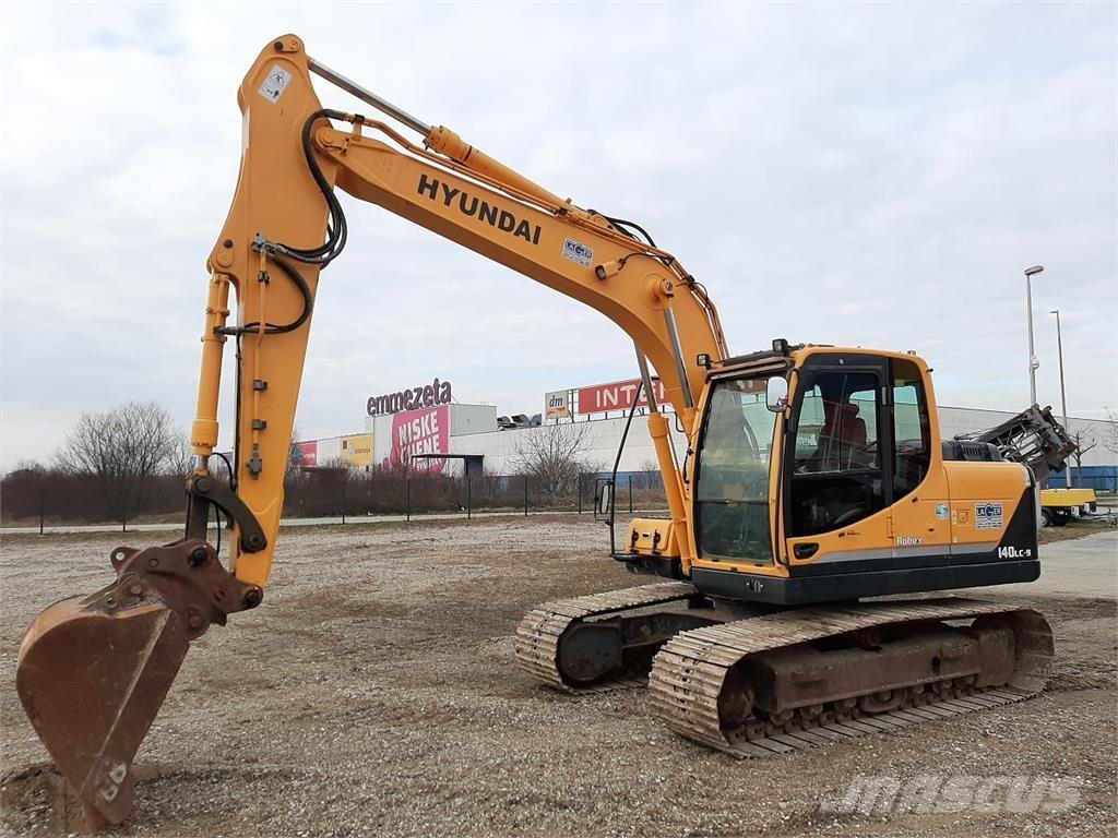 Hyundai R140LC-9 Excavadoras sobre orugas