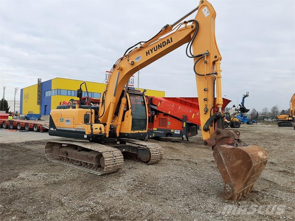 Hyundai R140LC-9 Excavadoras sobre orugas