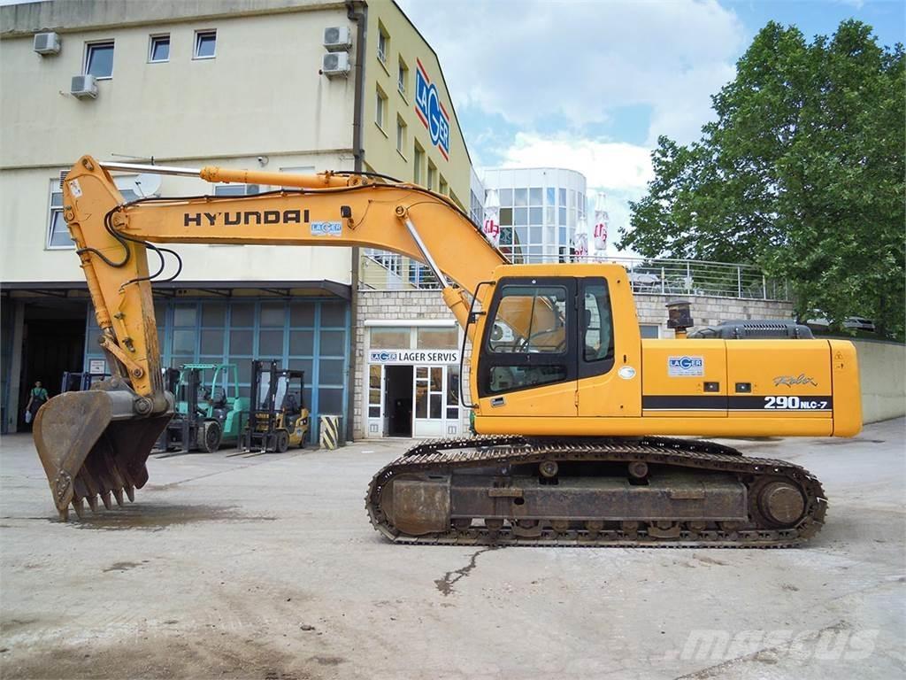 Hyundai R290NLC-7 Excavadoras sobre orugas
