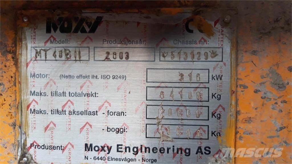 Moxy MT 40B Camiones articulados