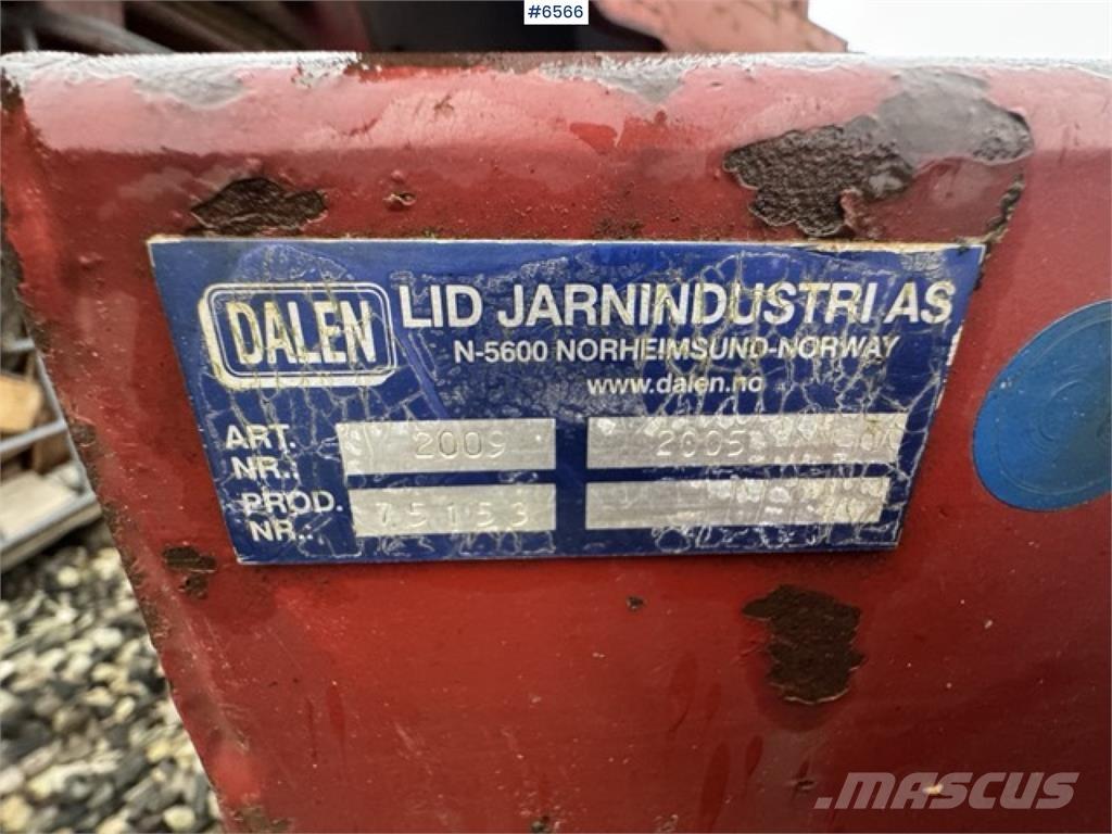 Dalen 2 trinns Hojas y cuñas quitanieves