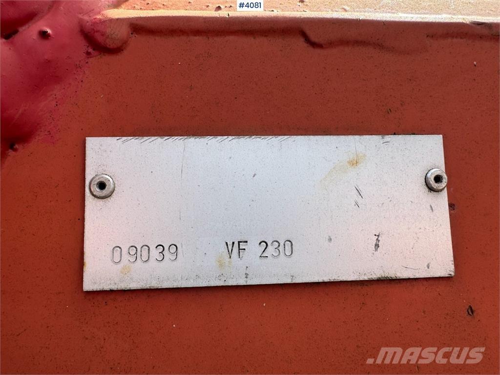 Duun VF 230 Hojas y cuñas quitanieves