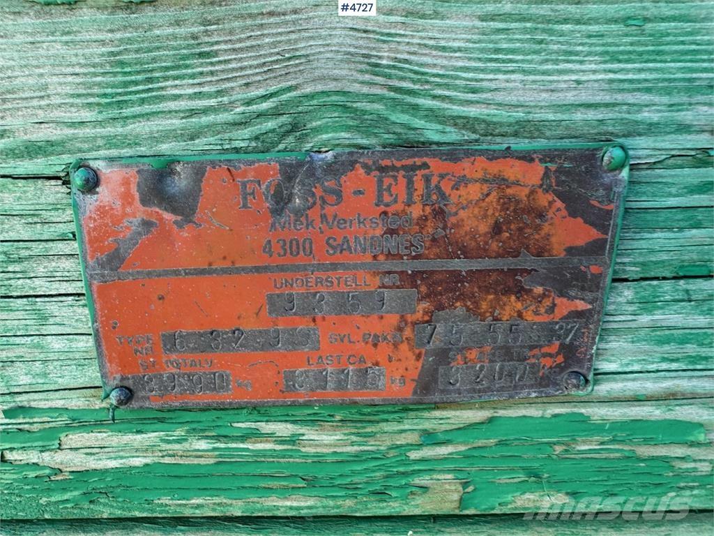 Foss-Eik eik Carros de trasladar grano