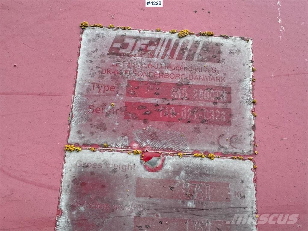 JF GMS-2800TS Otras máquinas y aperos de labranza