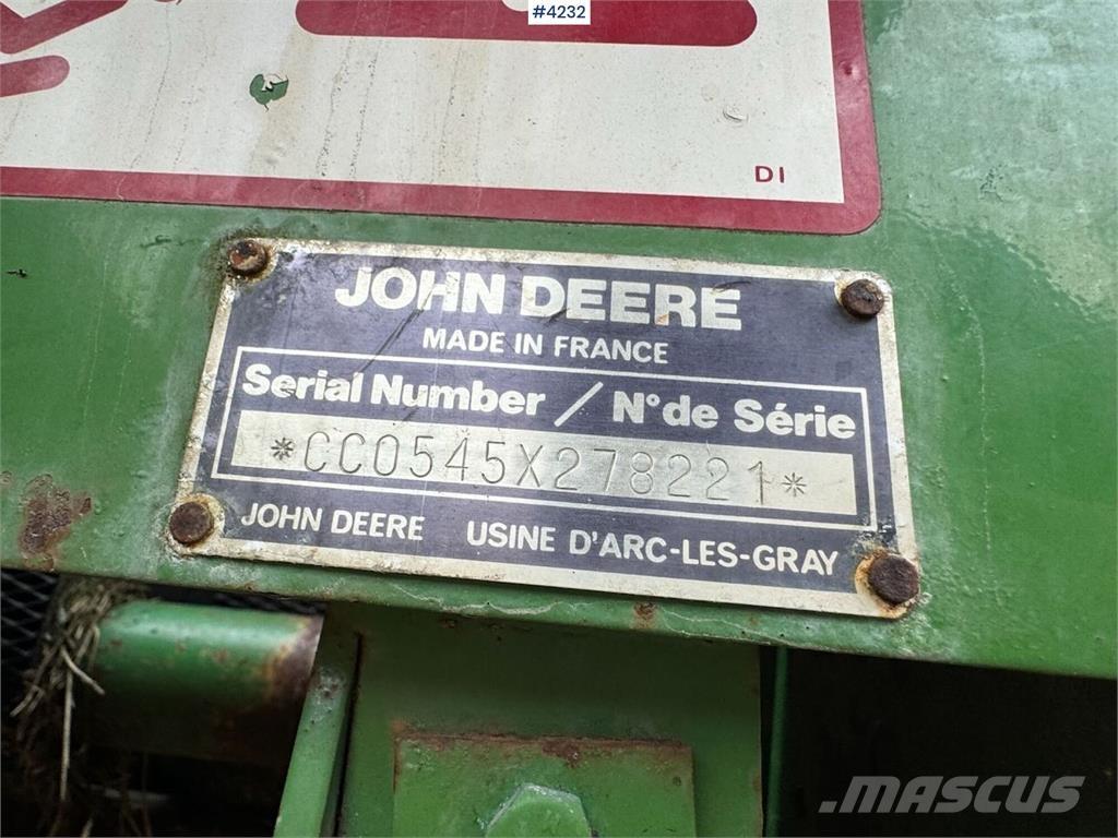 John Deere 545 Otros equipos para cosecha