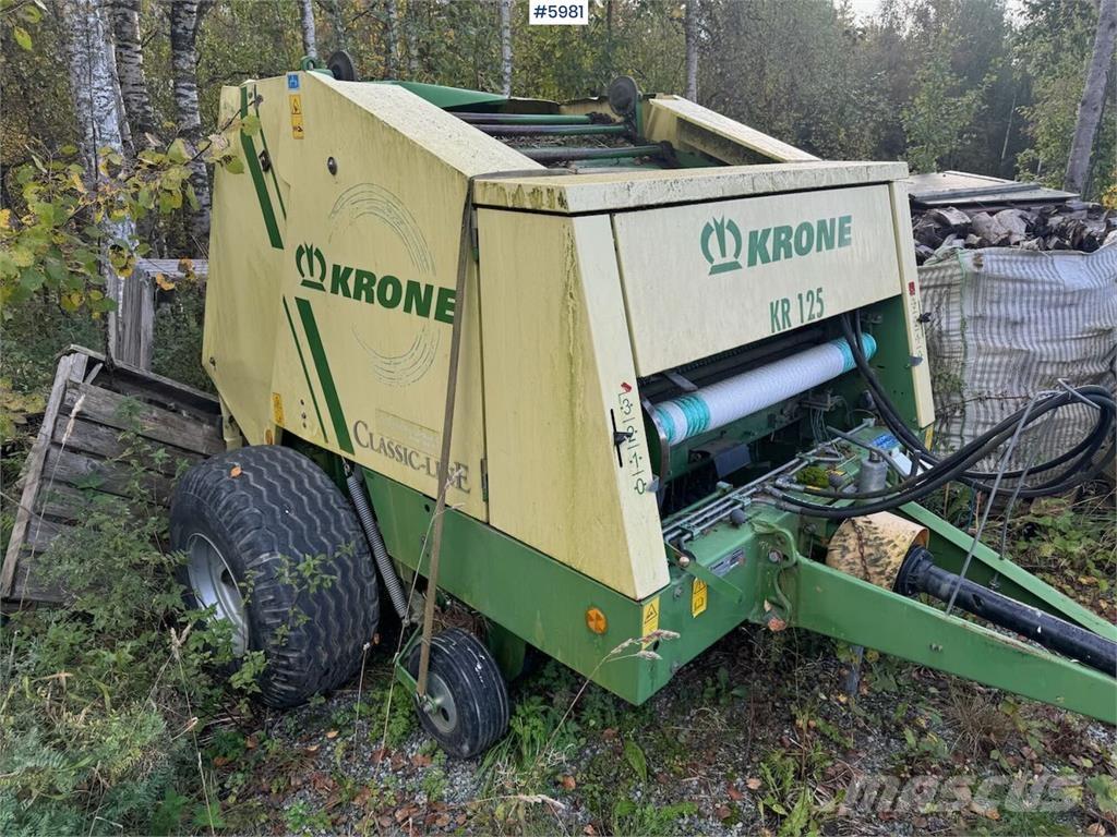 Krone KR 125 Otros equipos para cosecha
