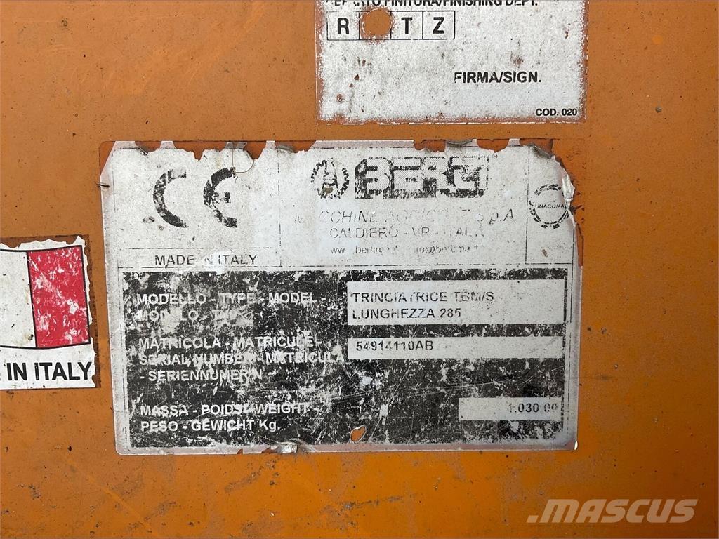 Berti Dual 285 Segadoras y cortadoras de hojas para pasto