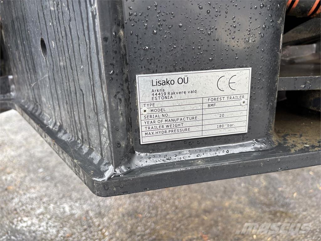 BMF 10T2+750Kran Remolques forestales