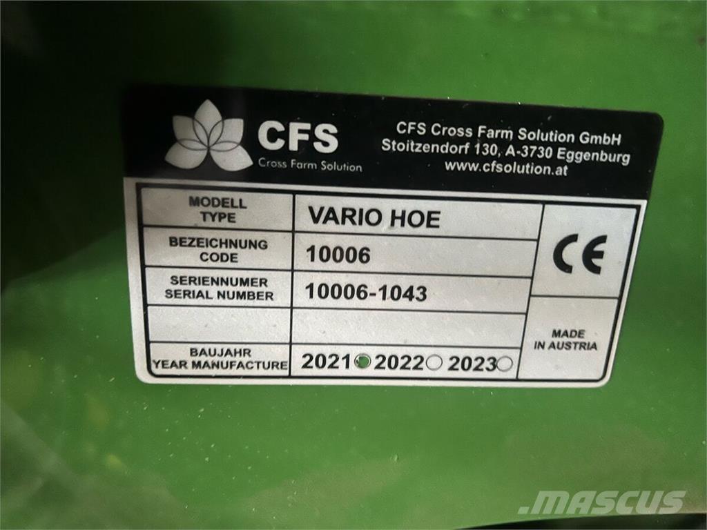  CFS Varihoe 620 Otra máquina para siembra