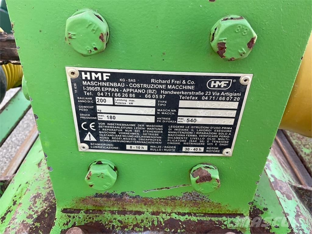  GU 275 Segadoras y cortadoras de hojas para pasto