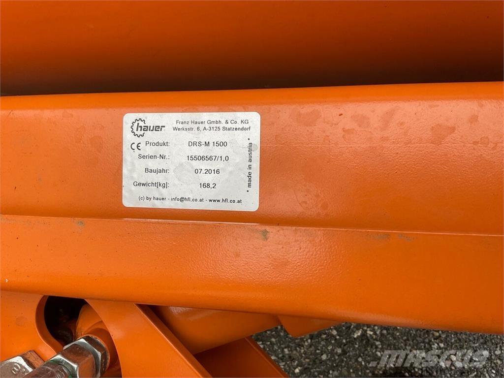 Hauer DRS-M 1500 Otros equipos para carreteras y quitanieves