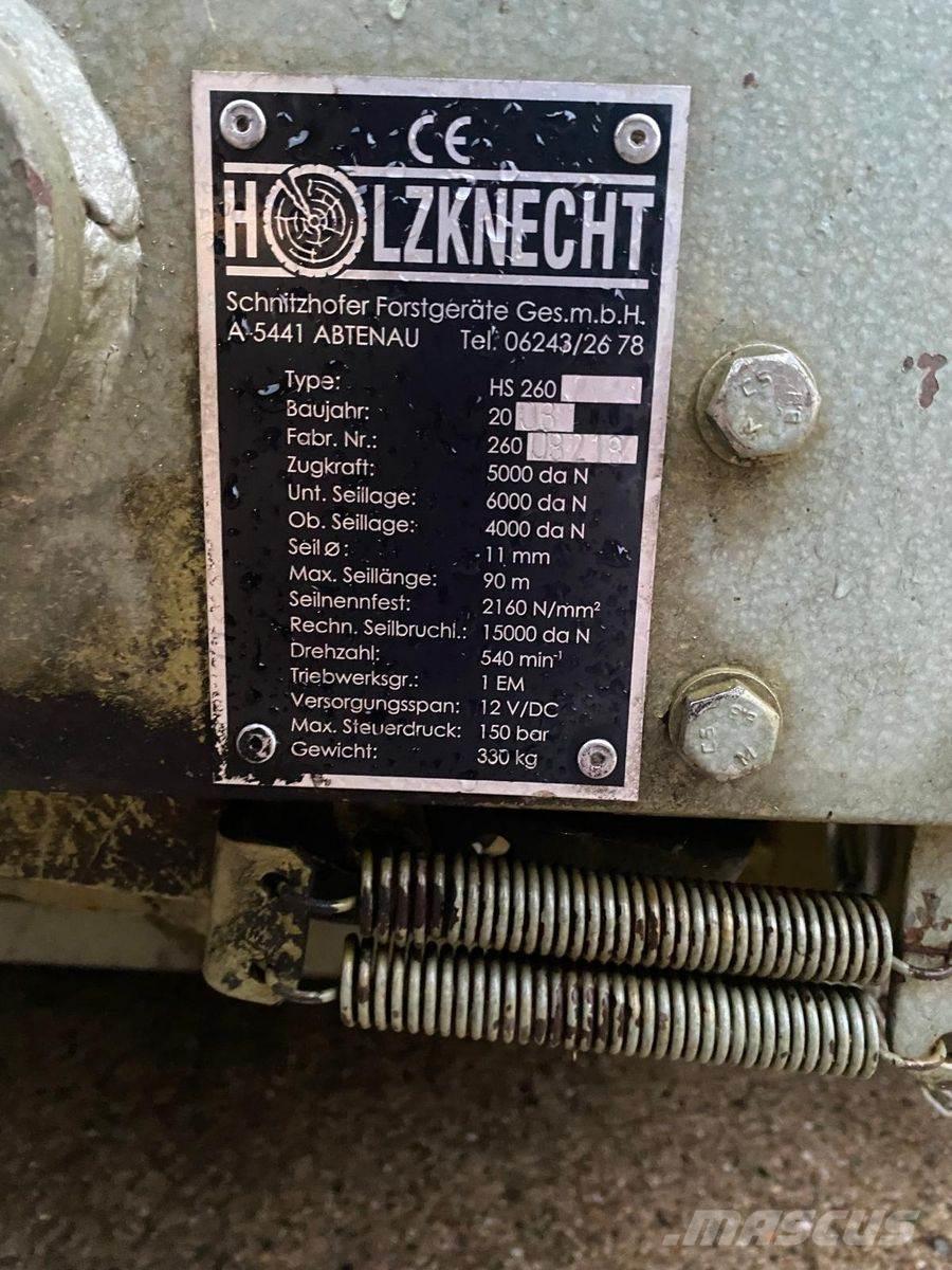  Holzknecht HS 260 Cabrestantes