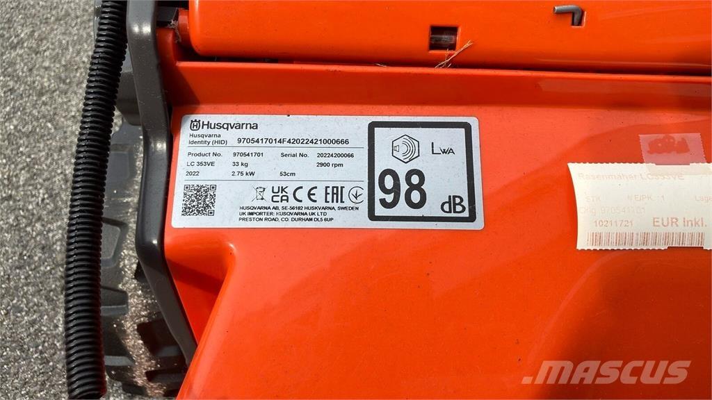 Husqvarna LC 353VE Tractores corta-césped