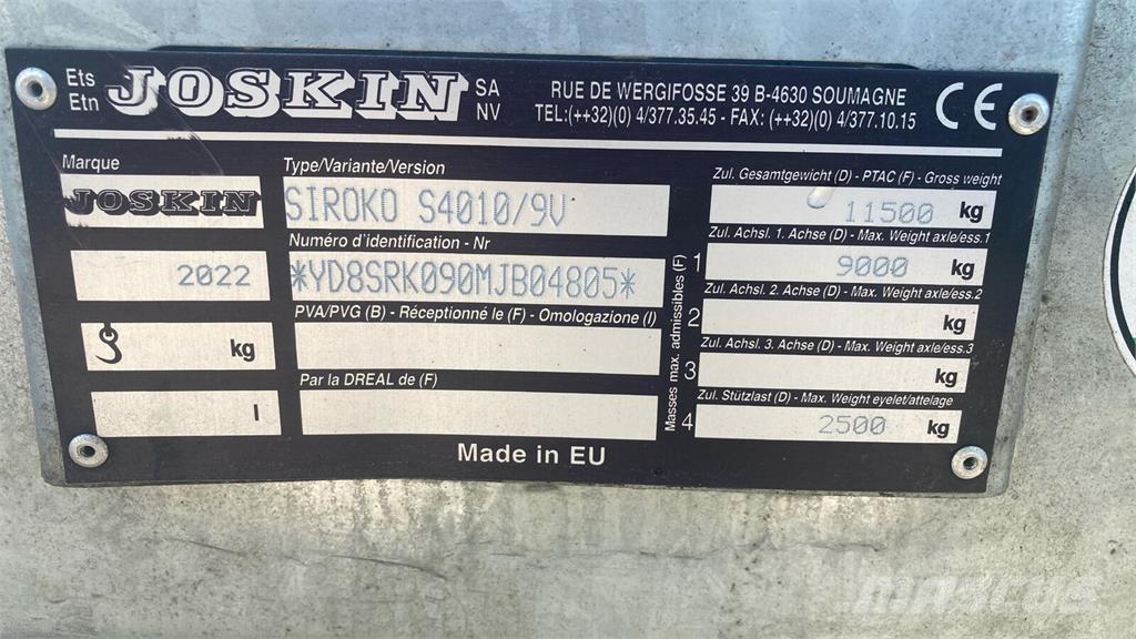 Joskin S4010/9V Esparcidoras de abono