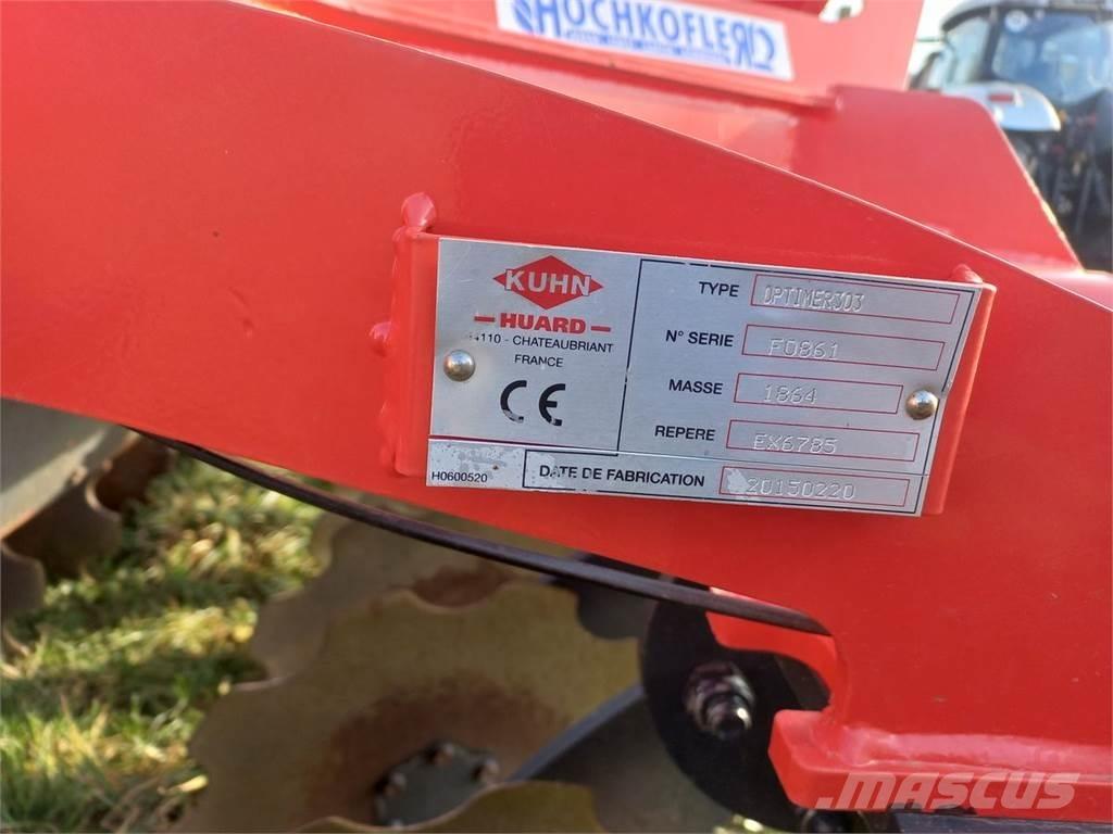 Kuhn Optimer 303 Gradas de discos