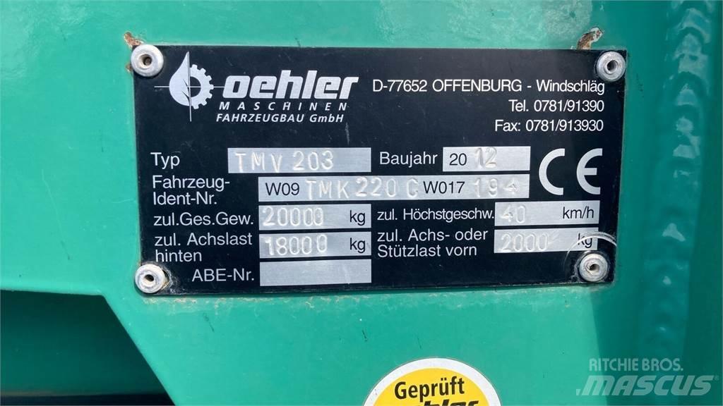 Oehler Tmv203 Remolques con caja de volteo