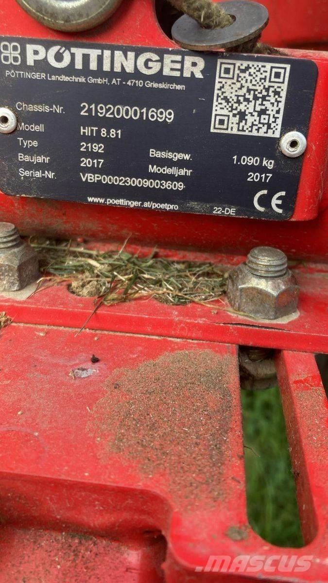 Pöttinger HIT 8.81 Rastrilladoras y rastrilladoras giratorias
