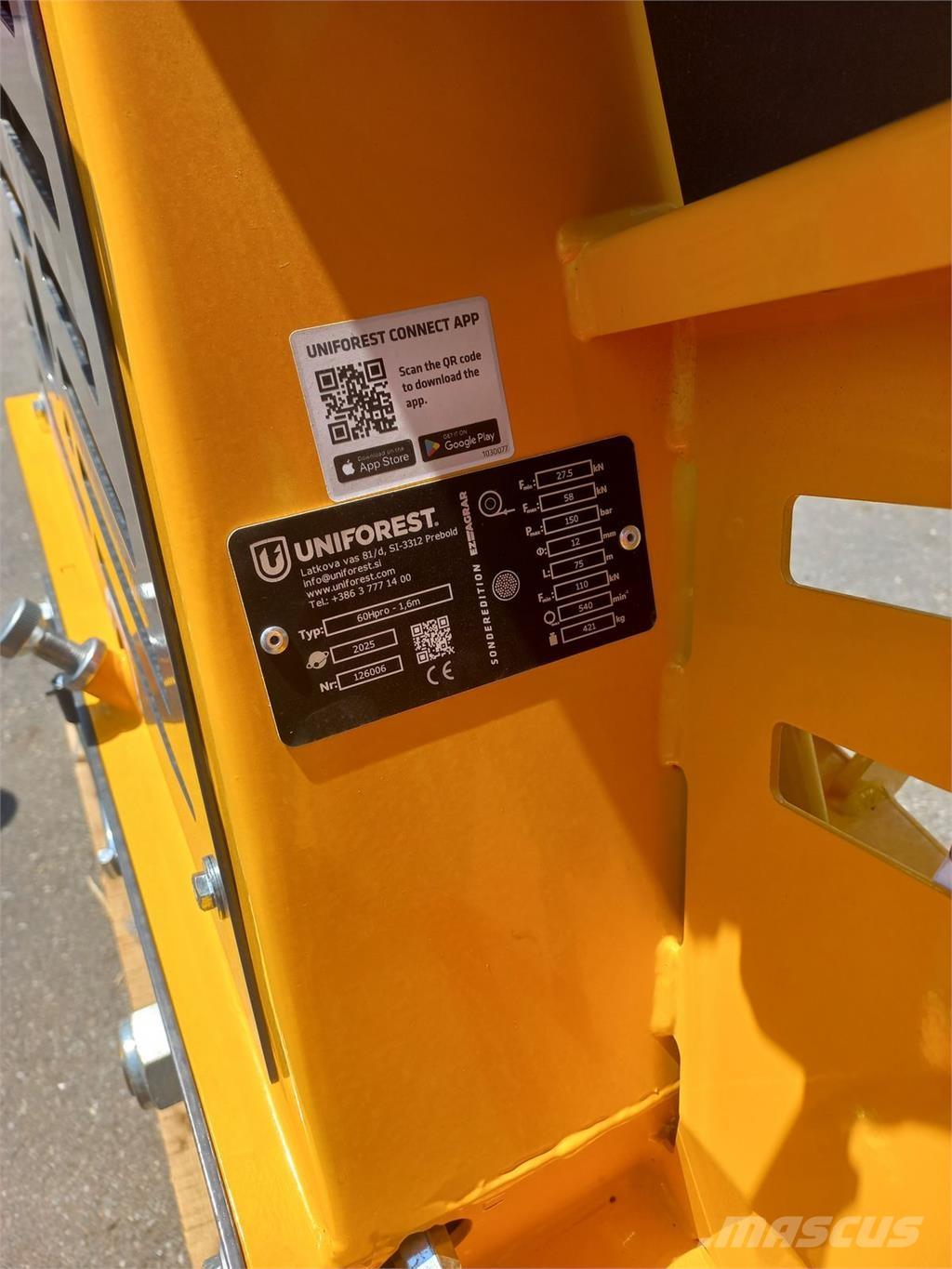 Uniforest H 60 Pro Cabrestantes