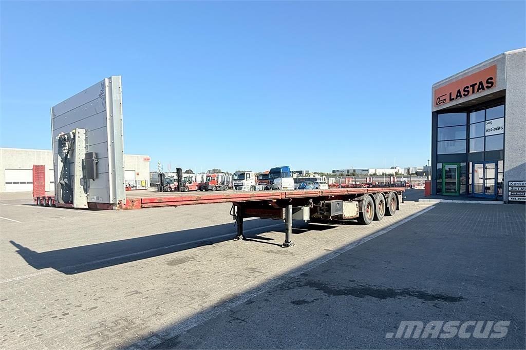 HRD 13.6 m Semirremolques de plataformas planas/laterales abatibles