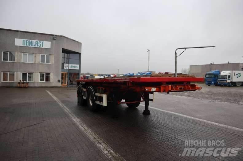 Pacton Containerchassis Semirremolques de plataformas planas/laterales abatibles