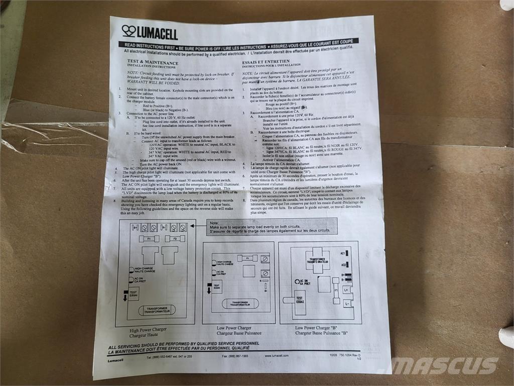 ABB RG12S72-W4T/AT baterías
